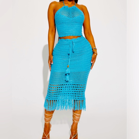 Fashion nova Crochet set - Picture 1 of 5